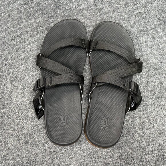 Chaco Lowdown Slide Sandals Mens Size 15 Black Athletic Recovery Beach Flip Flop main image 7